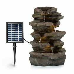 Blumfeldt Stonehenge, solární fontána, LED osvětlení, polyresin, lithium-iontový akumulátor