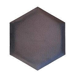 Čalouněný Panel 2ks, 36x32cm Hexagon, Antracitová