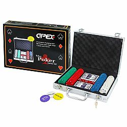 Apex Hra poker deluxe v kufříku, 200 žetonů