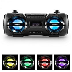 Auna Soundblaster M, max. 50 W, boombox s bluetooth 3.0, CD / MP3 / USB, FM, LED