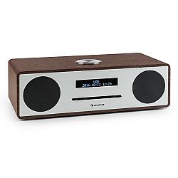 Auna Standford DAB-CD-rádio DAB + bluetooth USB MP3 AUX FM, barva vlašského ořechu