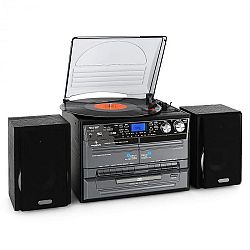 Auna TC-386WE, magnetofon, CD, gramofon, USB, SD