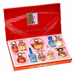 Dárková sada francouzských parfémů Charrier Parfums, 10 ks