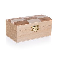 Dřevěná krabička Chess, 12 x 7 x 6 cm