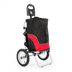 DURAMAXX Carry Red, cyklovozík, ruční vozík, max. nosnost 20 kg, černá a červená