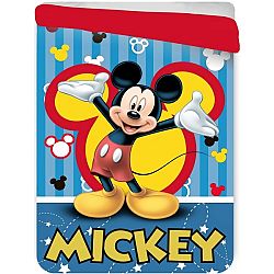 Jerry Fabrics Dětská prošívaná přikrývka Mickey Mouse, 180 x 260 cm