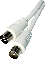 Kabel účastnický (TV) rovné konektory - 15m 