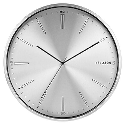 Karlsson 5811SI Designové nástěnné hodiny  pr. 40 cm