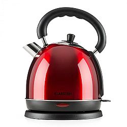 Klarstein Teatime vařič na vodu čajová konvice 1850 - 2200 W 1,8 l ušlechtilá ocel rubínově červená