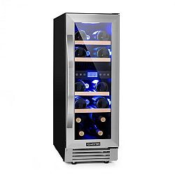 Klarstein Vinovilla Duo 17 2zónová chladnička na víno, 53l, 17 lahví, 3 barvy, skleněné dveře