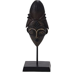 Koopman Dekorační africká maska Sambur, 21 cm