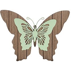 Koopman Dřevěná závěsná dekorace Motýlí mámení, zelená