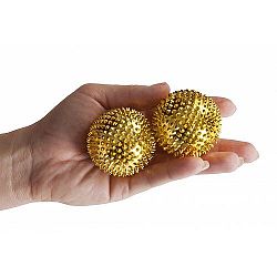 Modom Akupresurní kuličky s magnety zlatá, pr. 4,5 cm