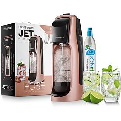 SodaStream Jet Premium Výrobník perlivé vody, růžová