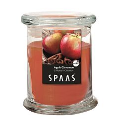 SPAAS Vonná svíčka ve skle Apple Cinnamon, 11 cm