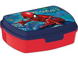 Svačinový box Spiderman 17,5 x 14,5 x 6,5 cm, modrá
